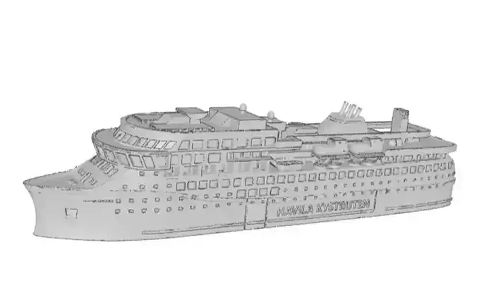 Havila Cruise Ship Model