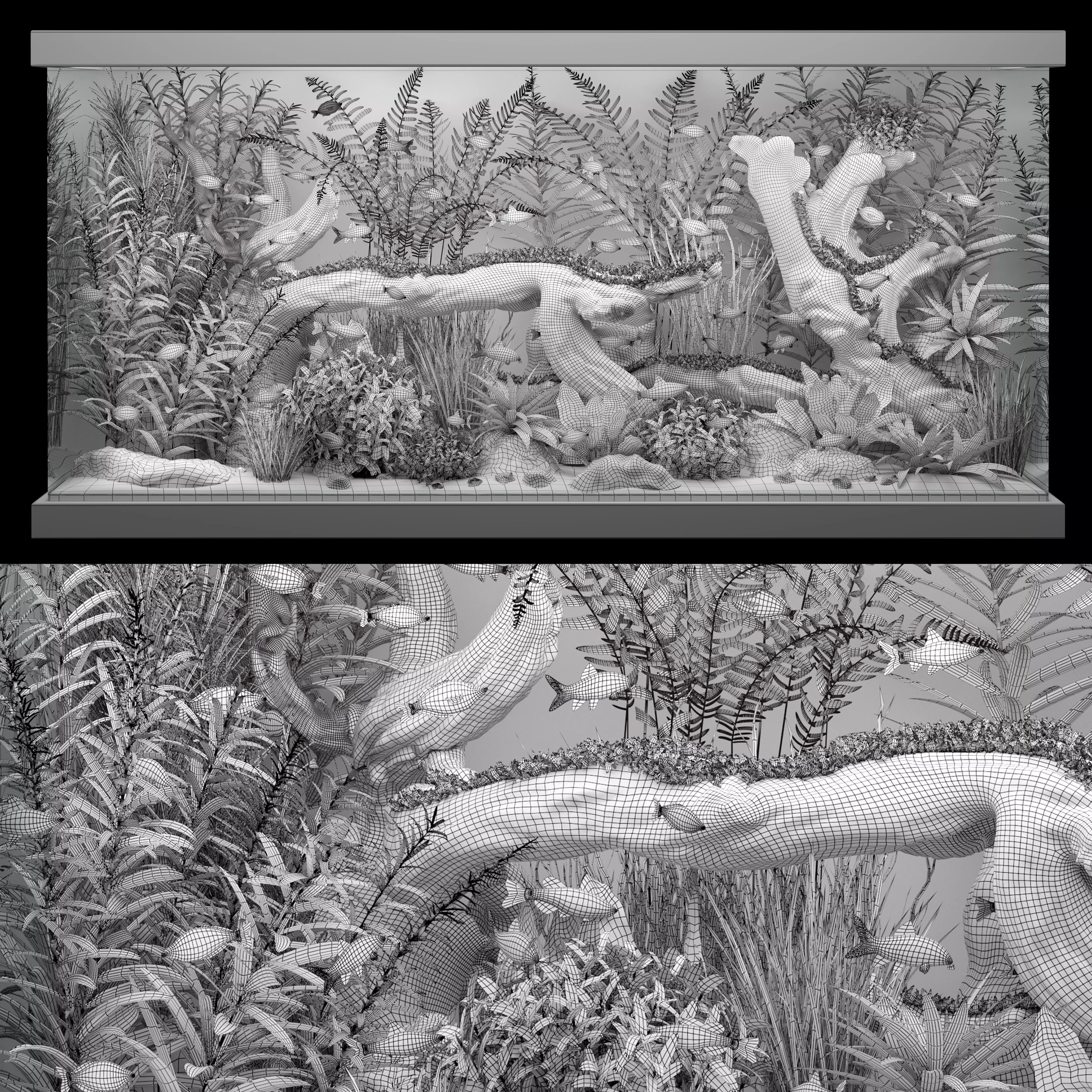 Aquarium 4 3D model_7