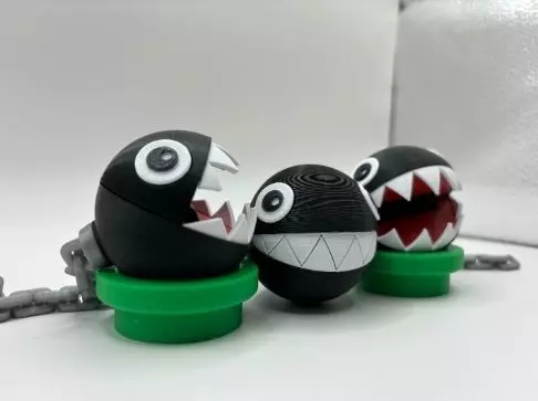 Chain chomp  3D print model_12