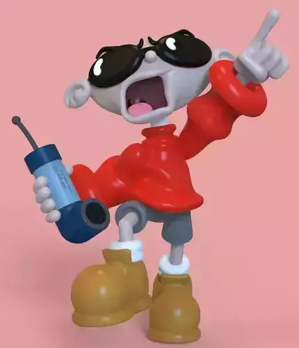 NUMBER 1 FROM KND-KIDS NEXT DOOR-PARTS AND COMPLETE 3D print model