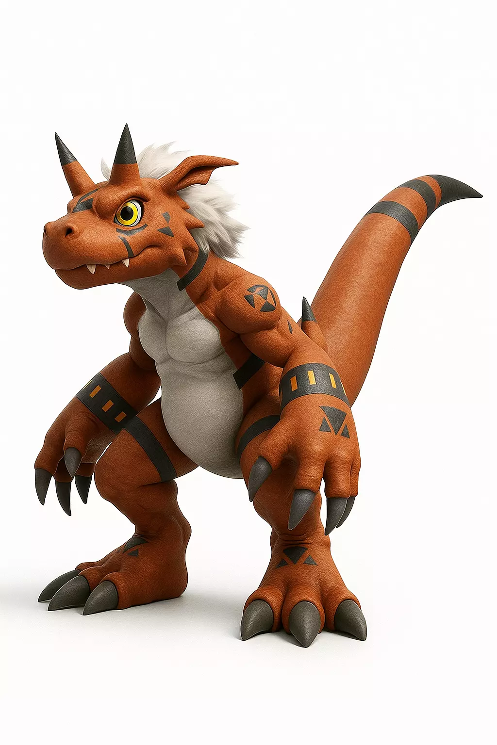 Growmon DIGIMON STL 3D print model_0