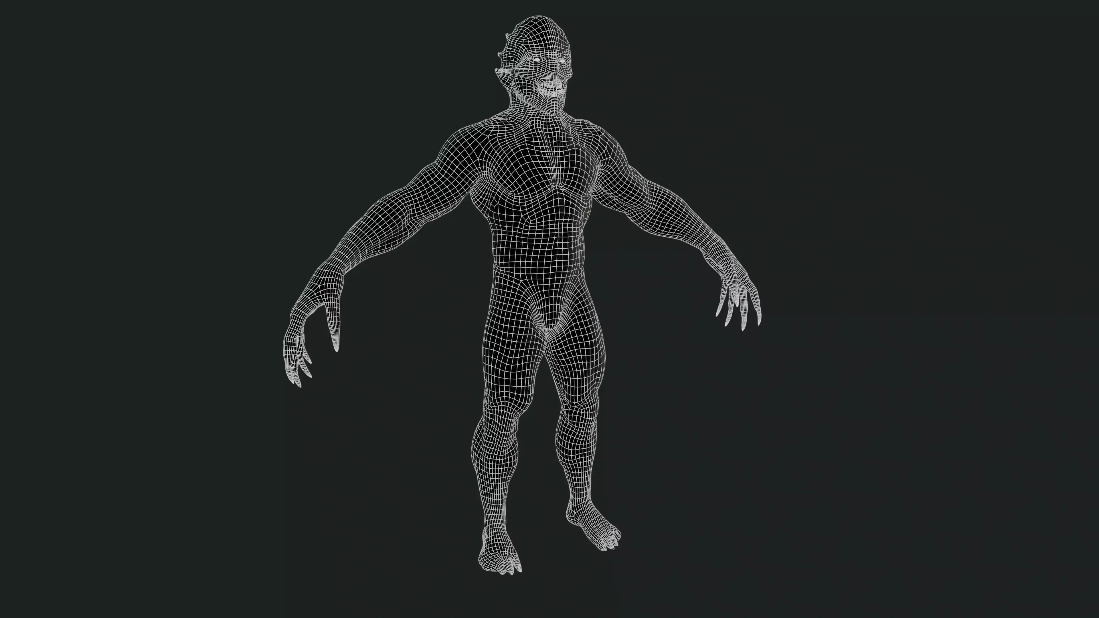 ShadowReaper1 Low-poly 3D model_8