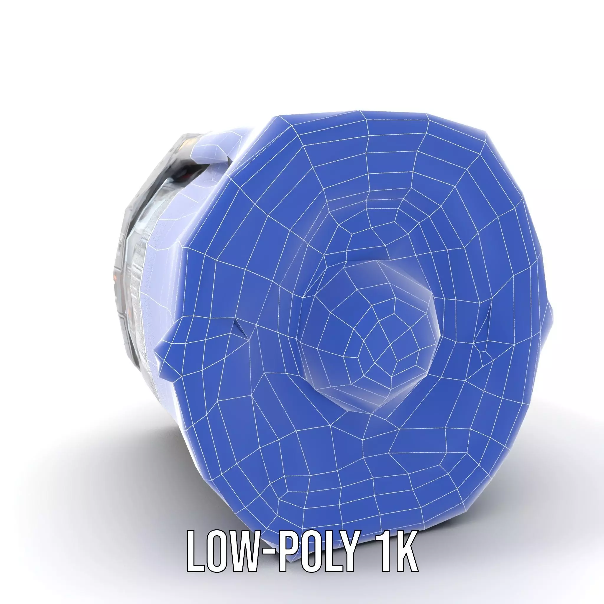 Futuristic SciFi Engine Reactor model pack Low-poly 3D model_10