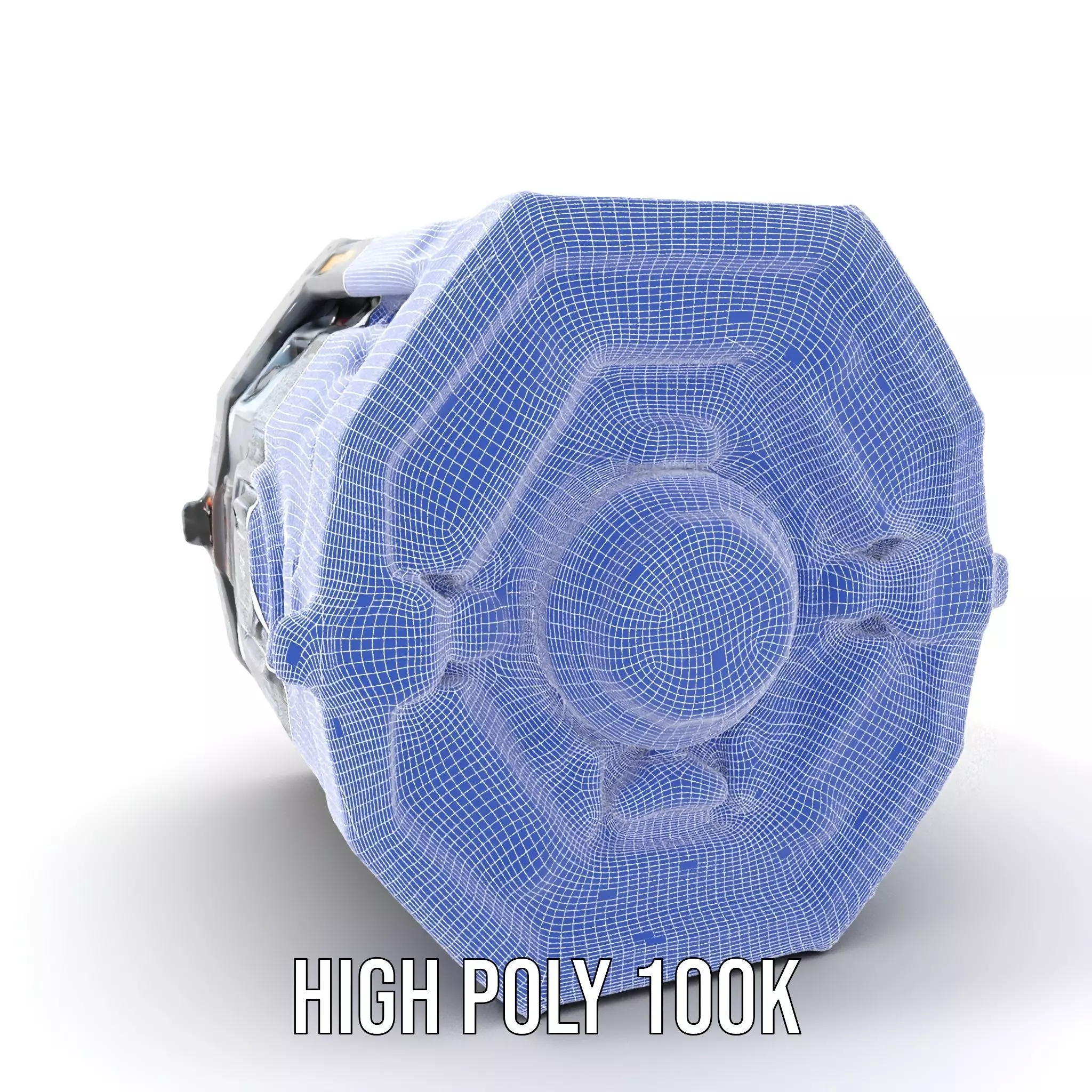 Futuristic SciFi Engine Reactor model pack Low-poly 3D model_4