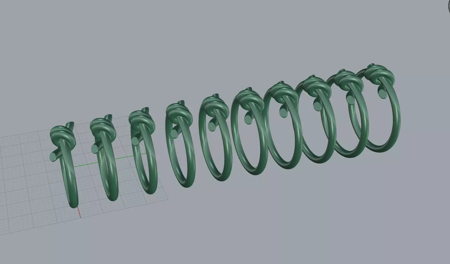 Tiffany Knot ring 3D print model_11