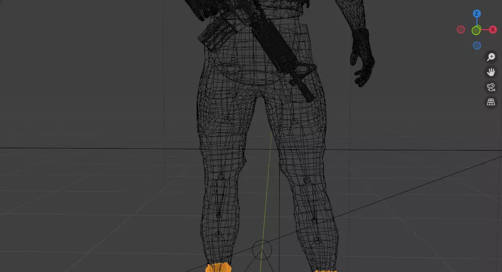 GAME READY RIGGED Call OF DUTY GHOST CHARACTER Low-poly 3D model_11