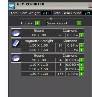 Heart Diamond pendant 3D print model_7