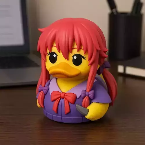 Rubber Duck - Gasai Yuno statue - 3d print