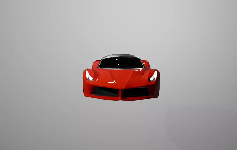 La Ferrari Free low-poly 3D model_6