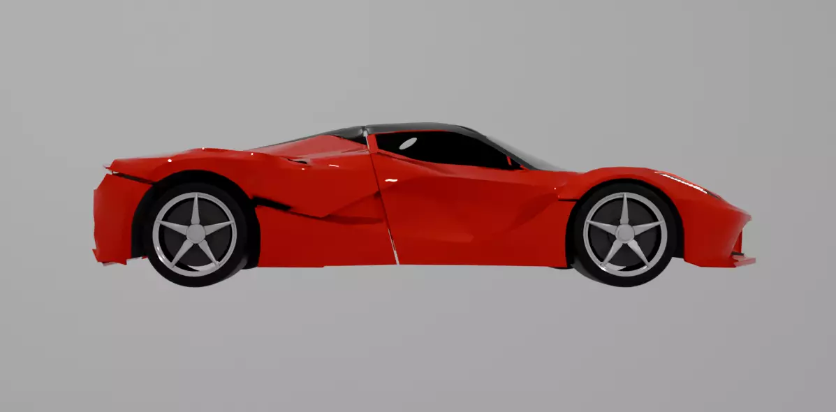 La Ferrari Free low-poly 3D model_1