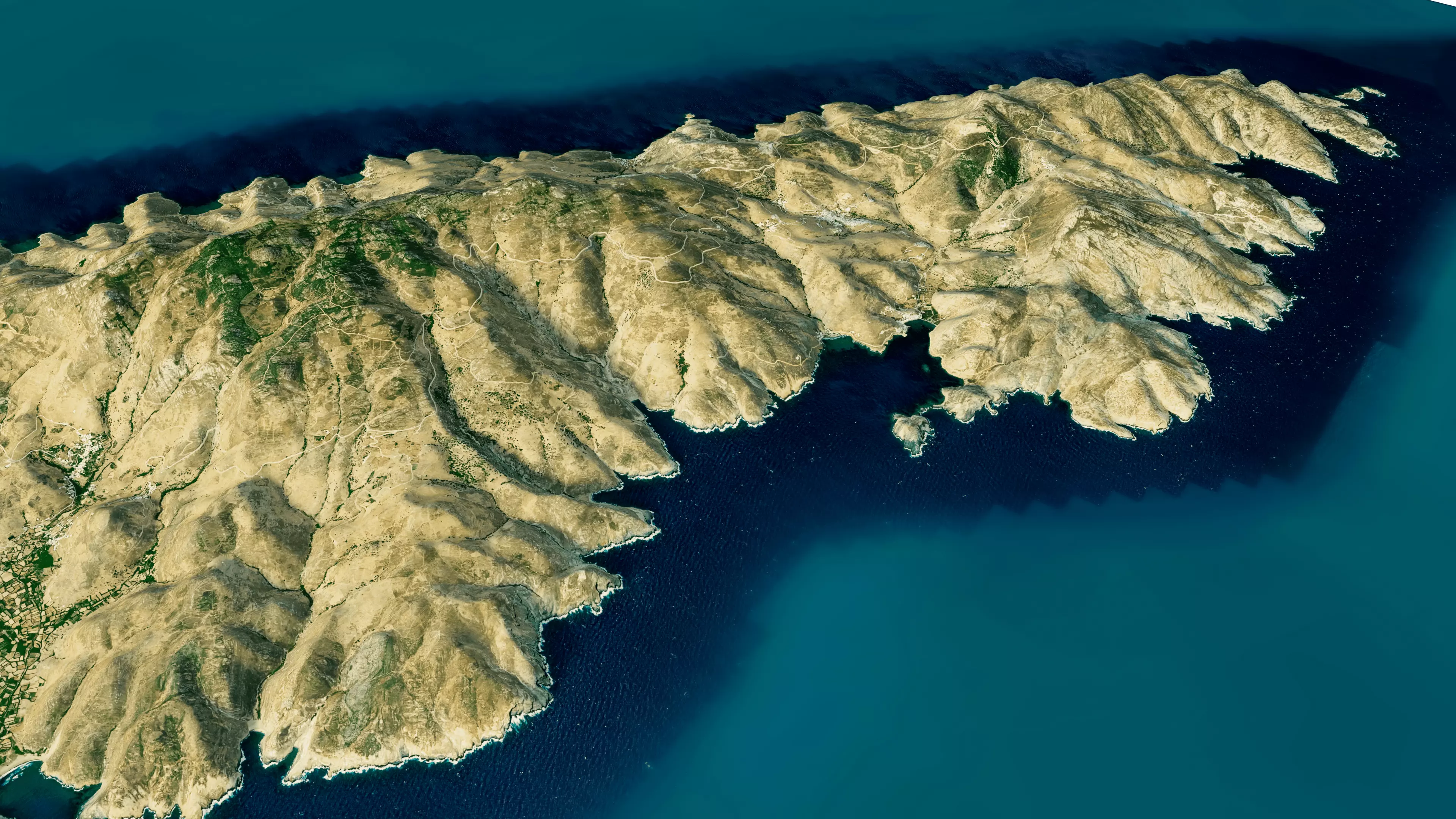 Tinos Island full 3D model terrain 3D model_12