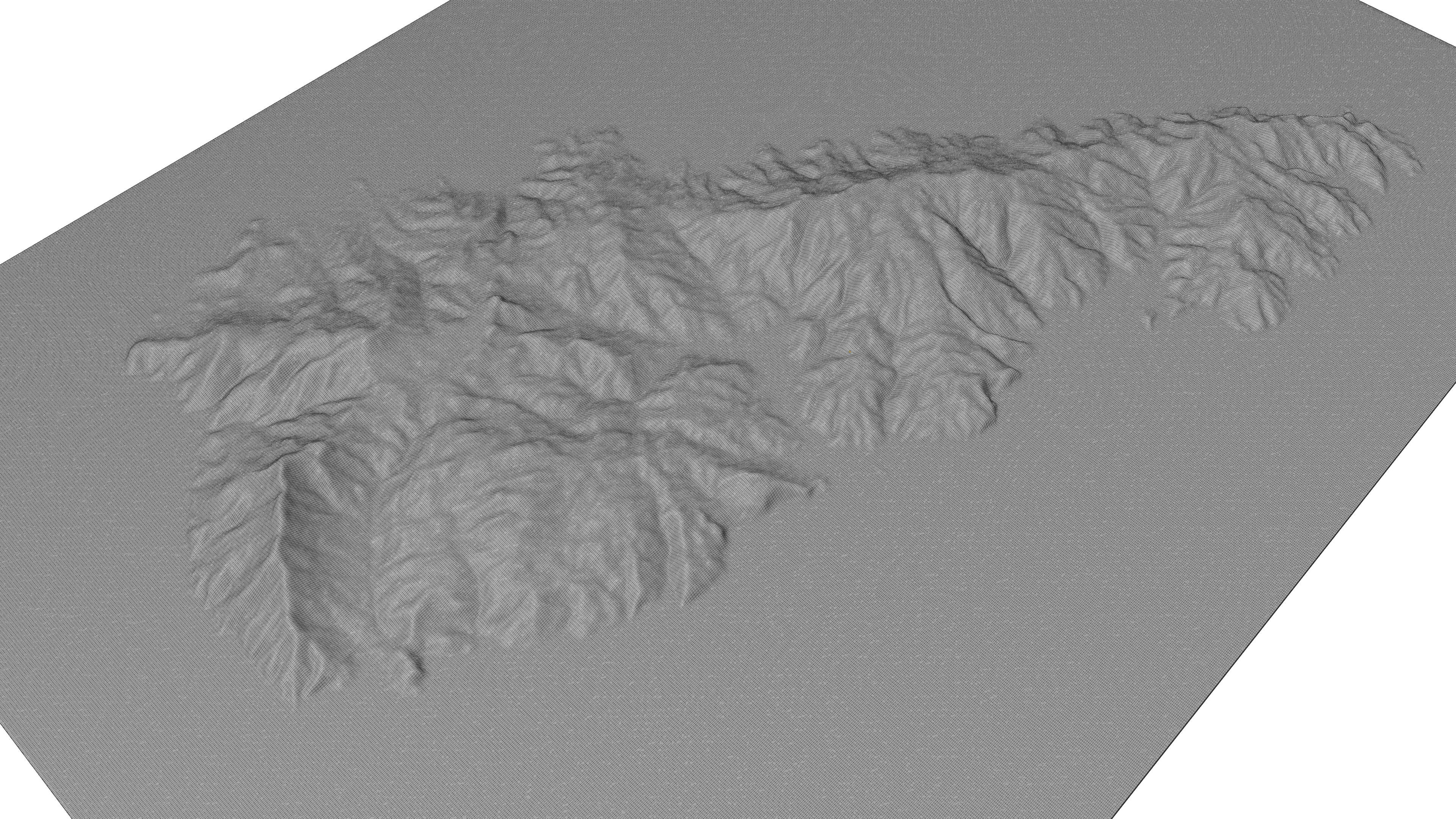 Tinos Island full 3D model terrain 3D model_1