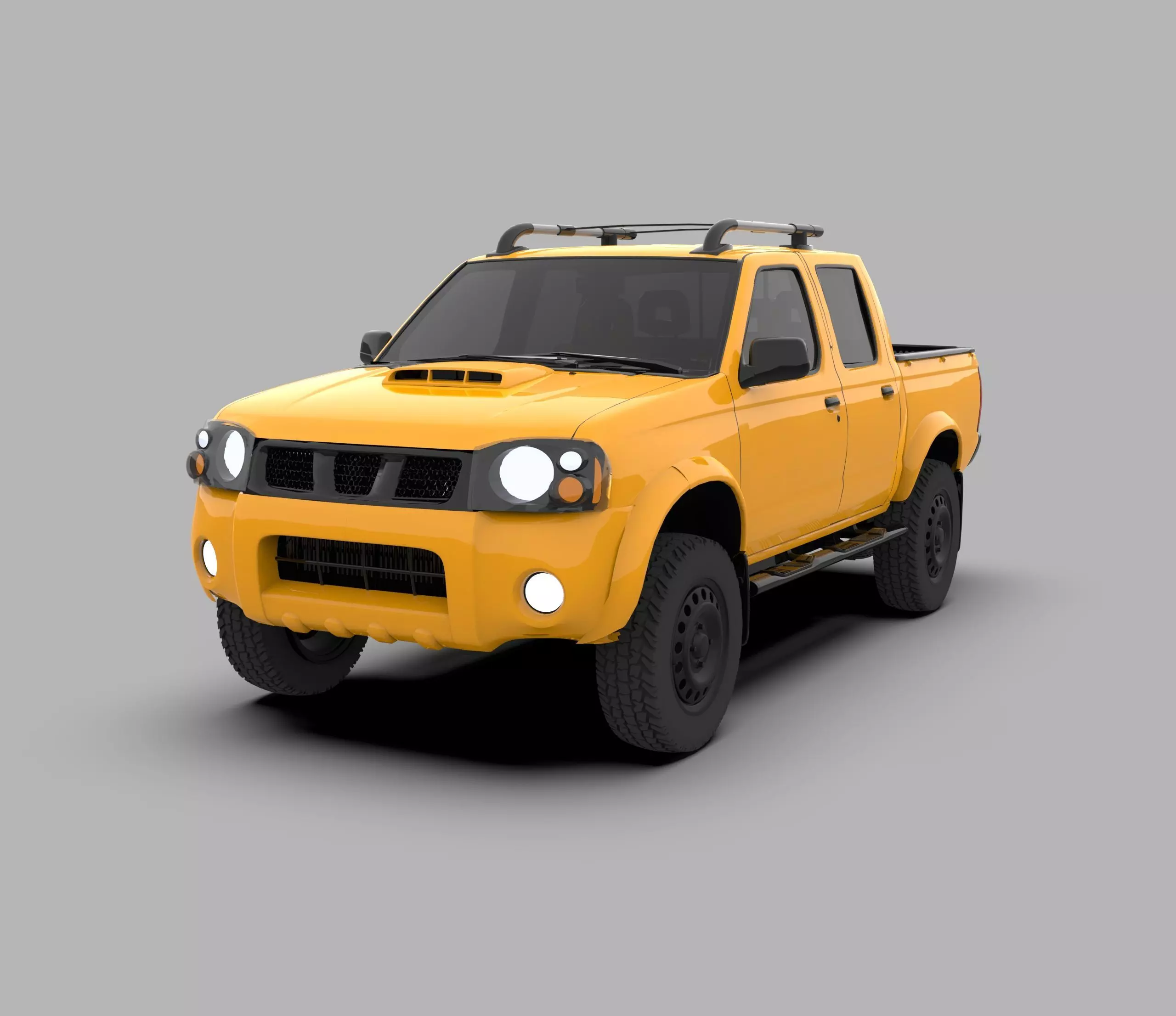 Nissan Frontier Pickup Truck 2004 Free 3D model