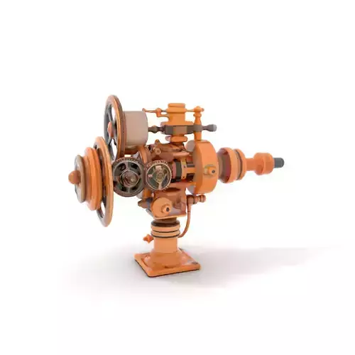 Steampunk Gear Mechanism Model Pack