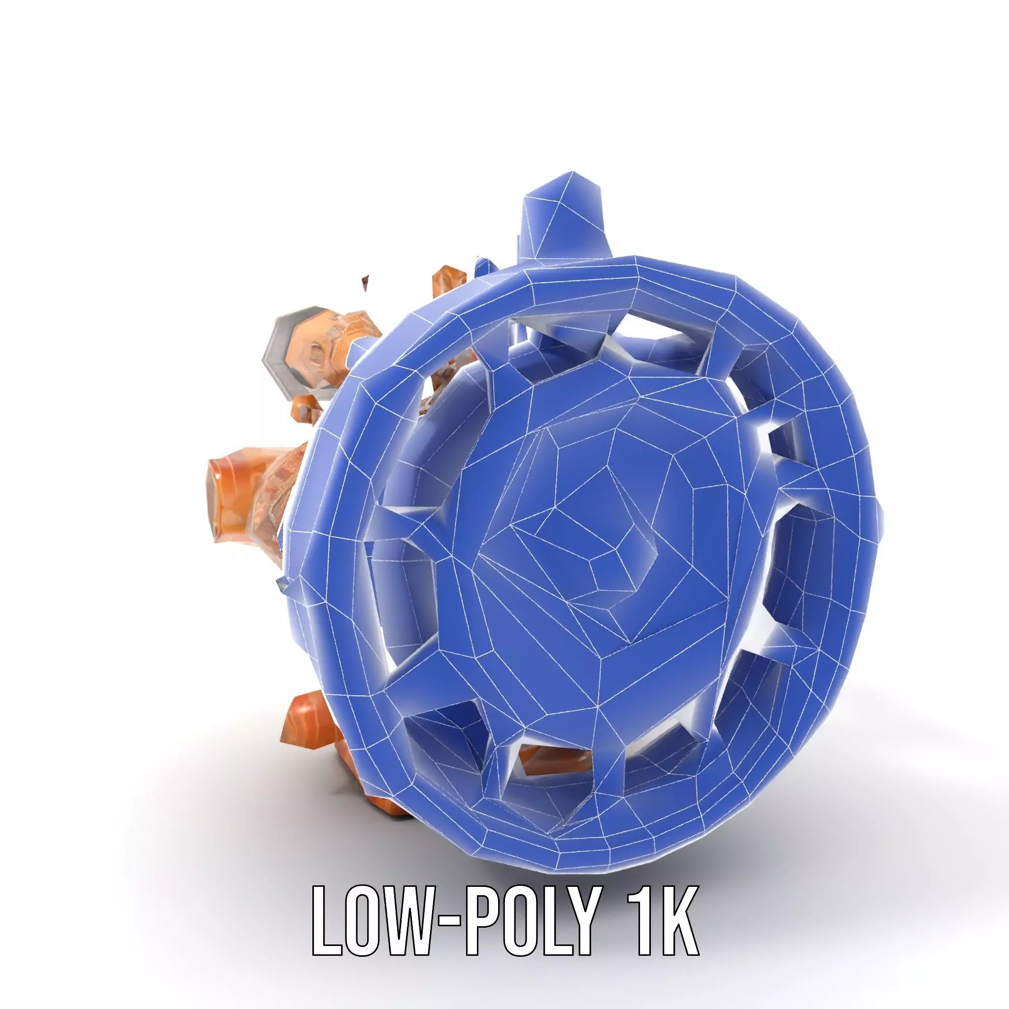 Steampunk Engine Model Pack with Intricate Detailing Low-poly 3D model_16