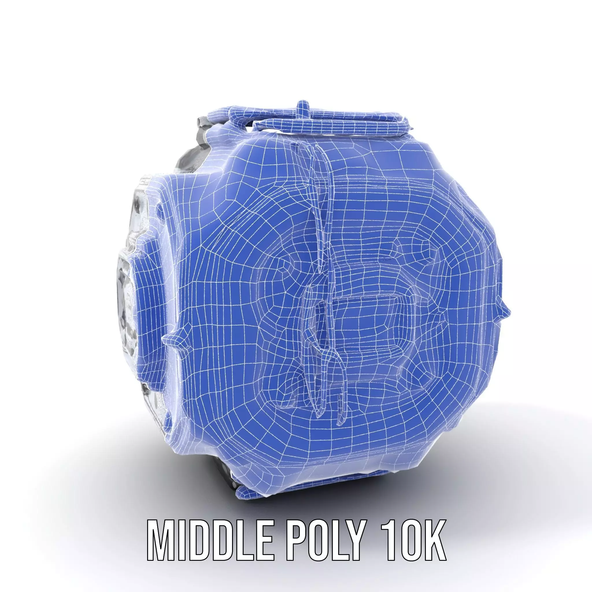 Futuristic Industrial Cargo Unit Model Pack Low-poly 3D model_13