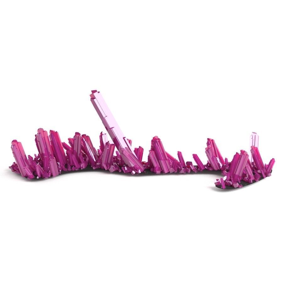 Crystal Diamond Emerald Field Low poly Low-poly 3D model_4