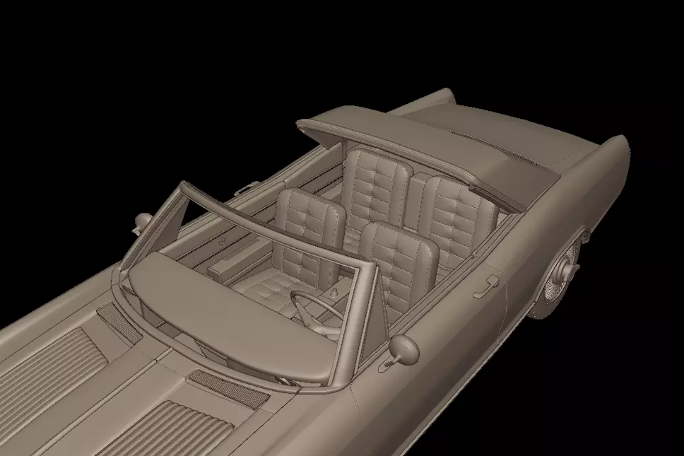 George barris CUSTOM 1963 RIVIERA 3D print model_5