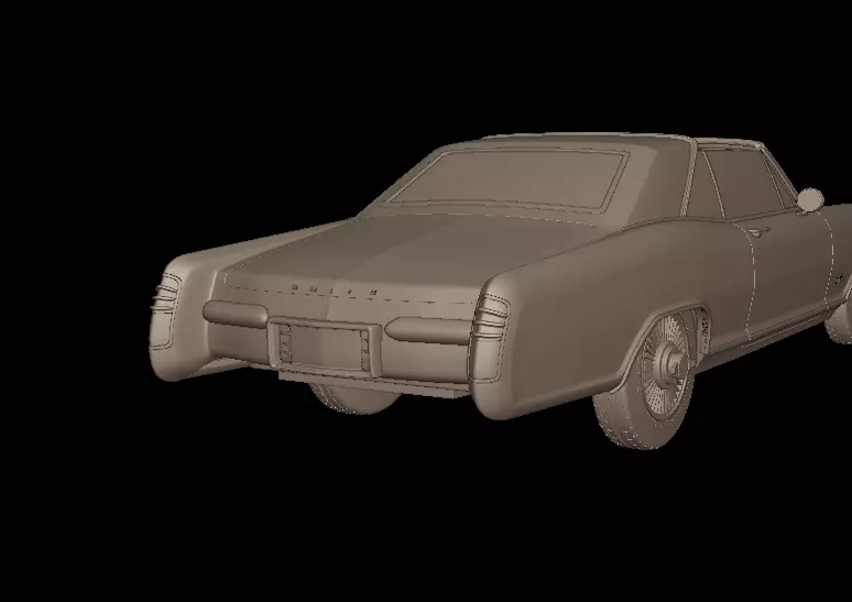 George barris CUSTOM 1963 RIVIERA 3D print model_4