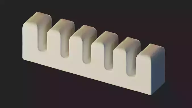 5-Port Cable Holder 3D print model