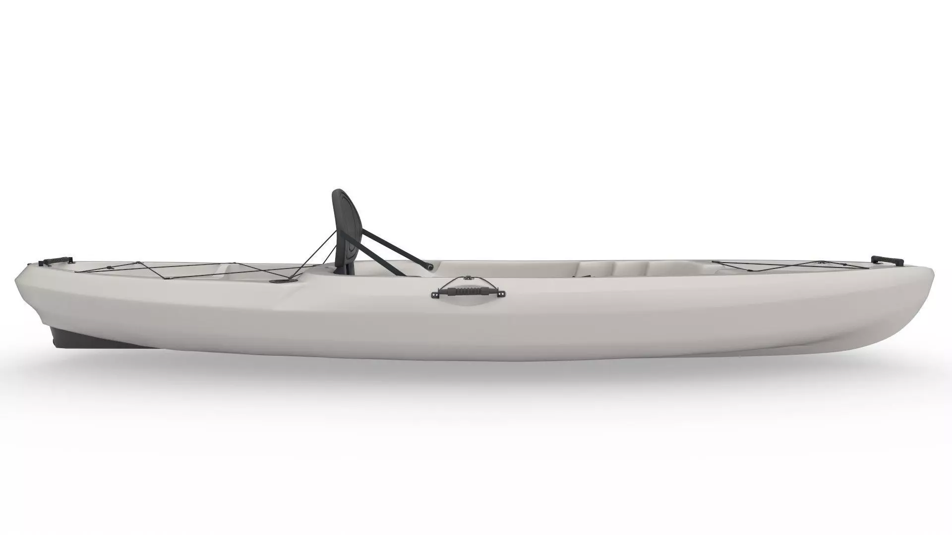 Kayak fishing boat 3D model_2