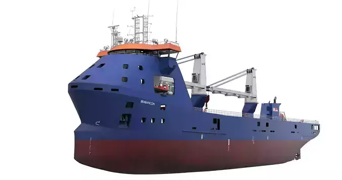 MULTIPURPOSE HEAVY LIFT FREIGHT SHIP 3D model