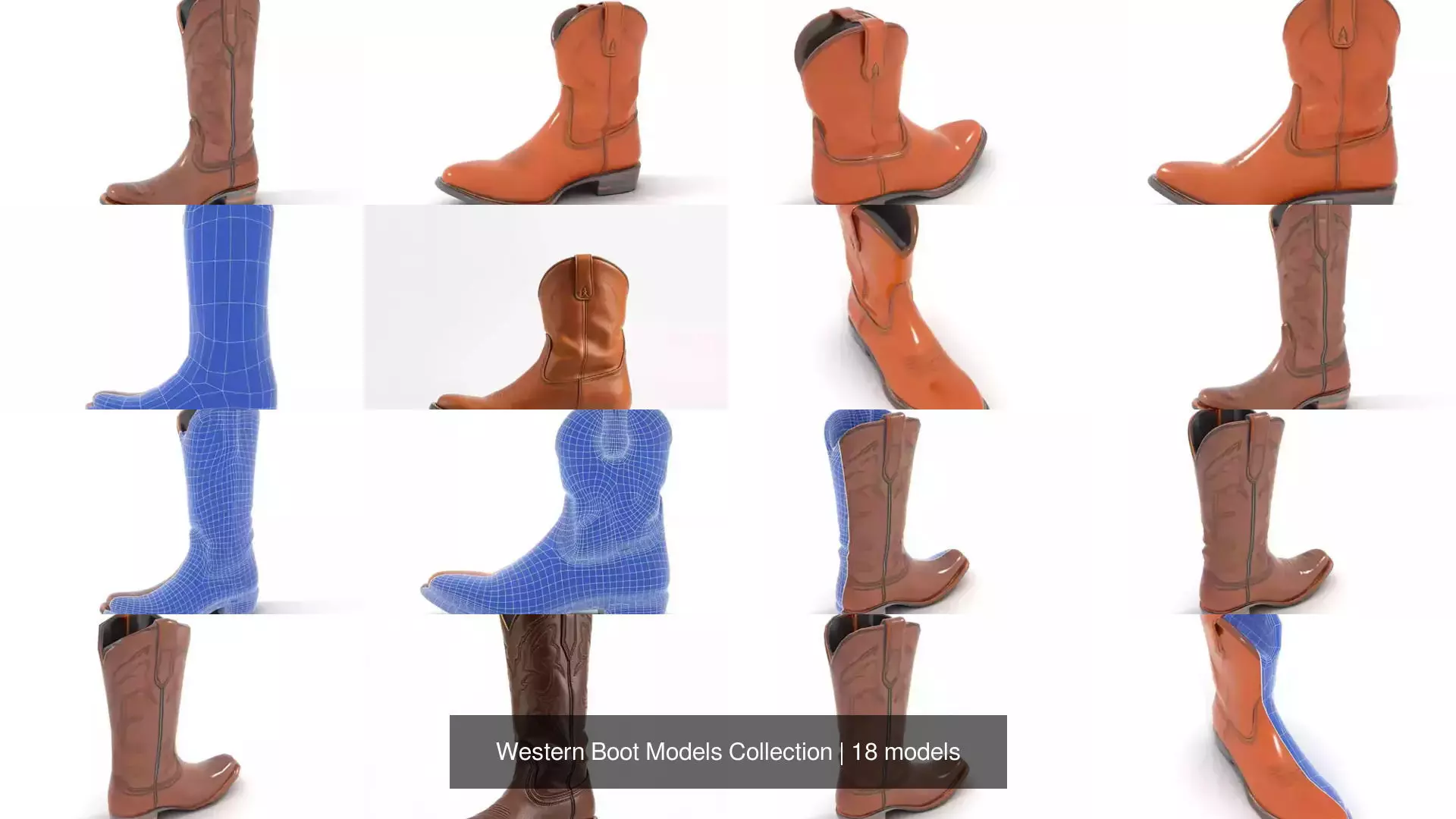 Western Boot Models Collection _34