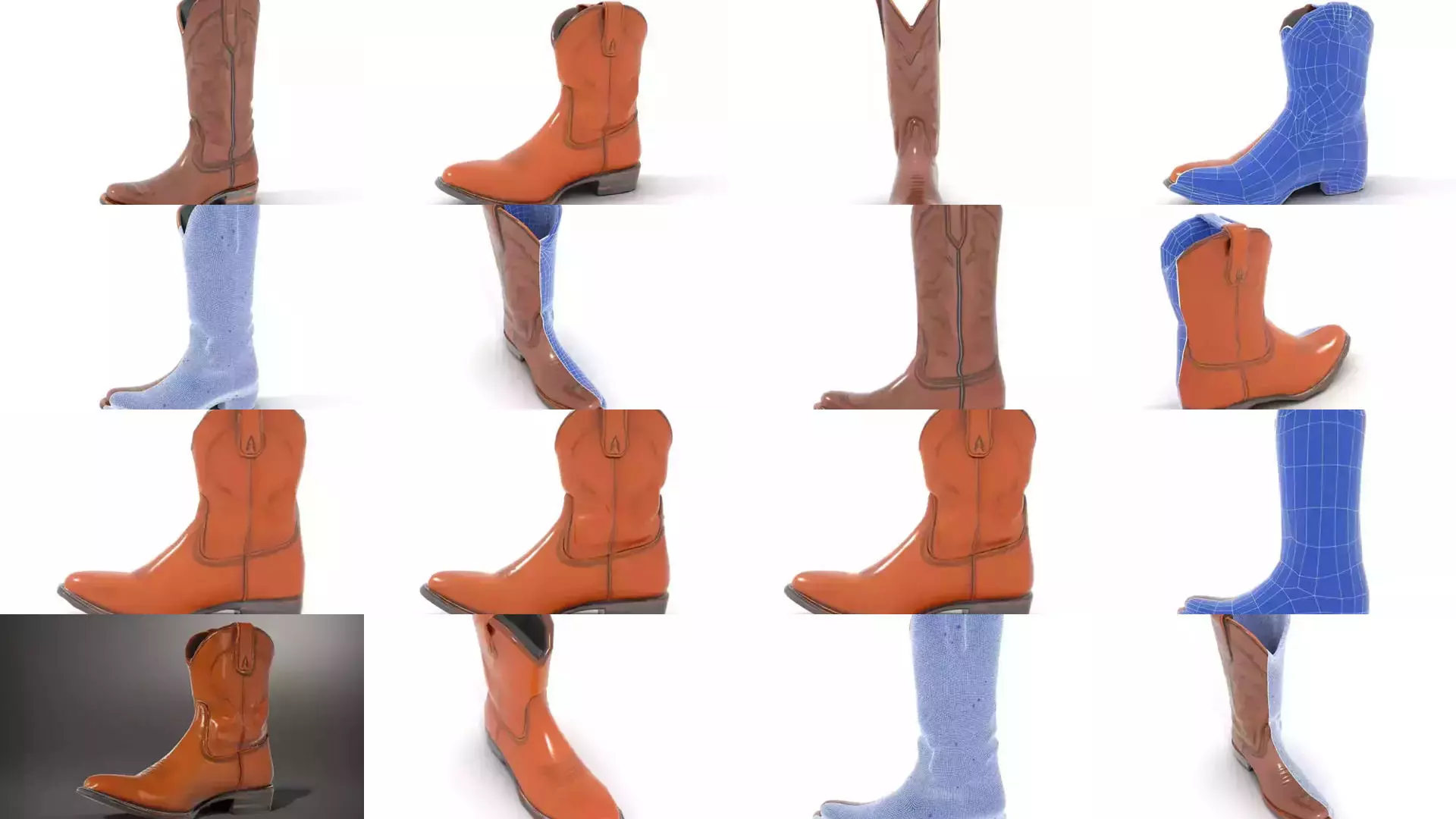 Western Boot Models Collection _33