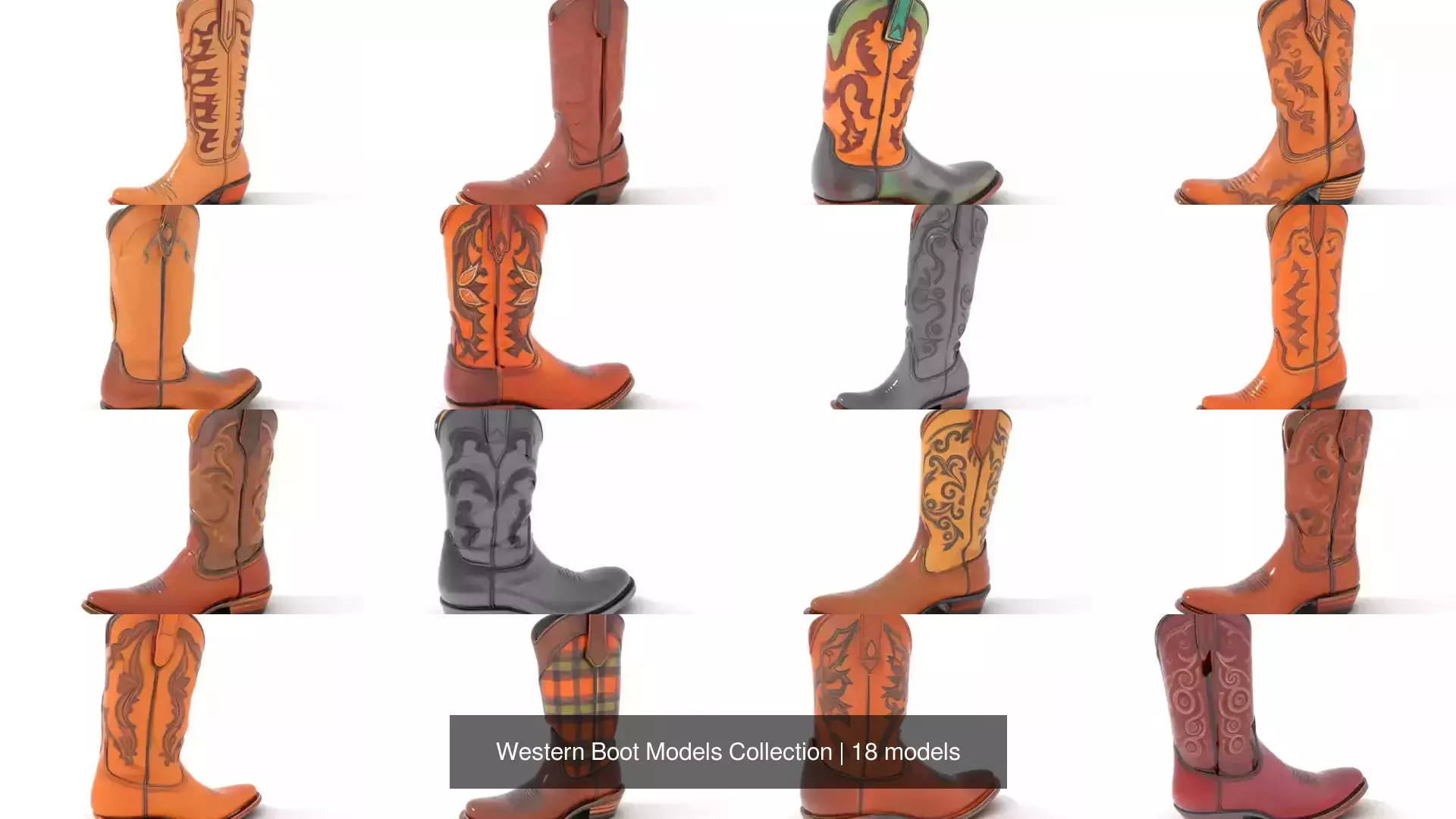 Western Boot Models Collection _0