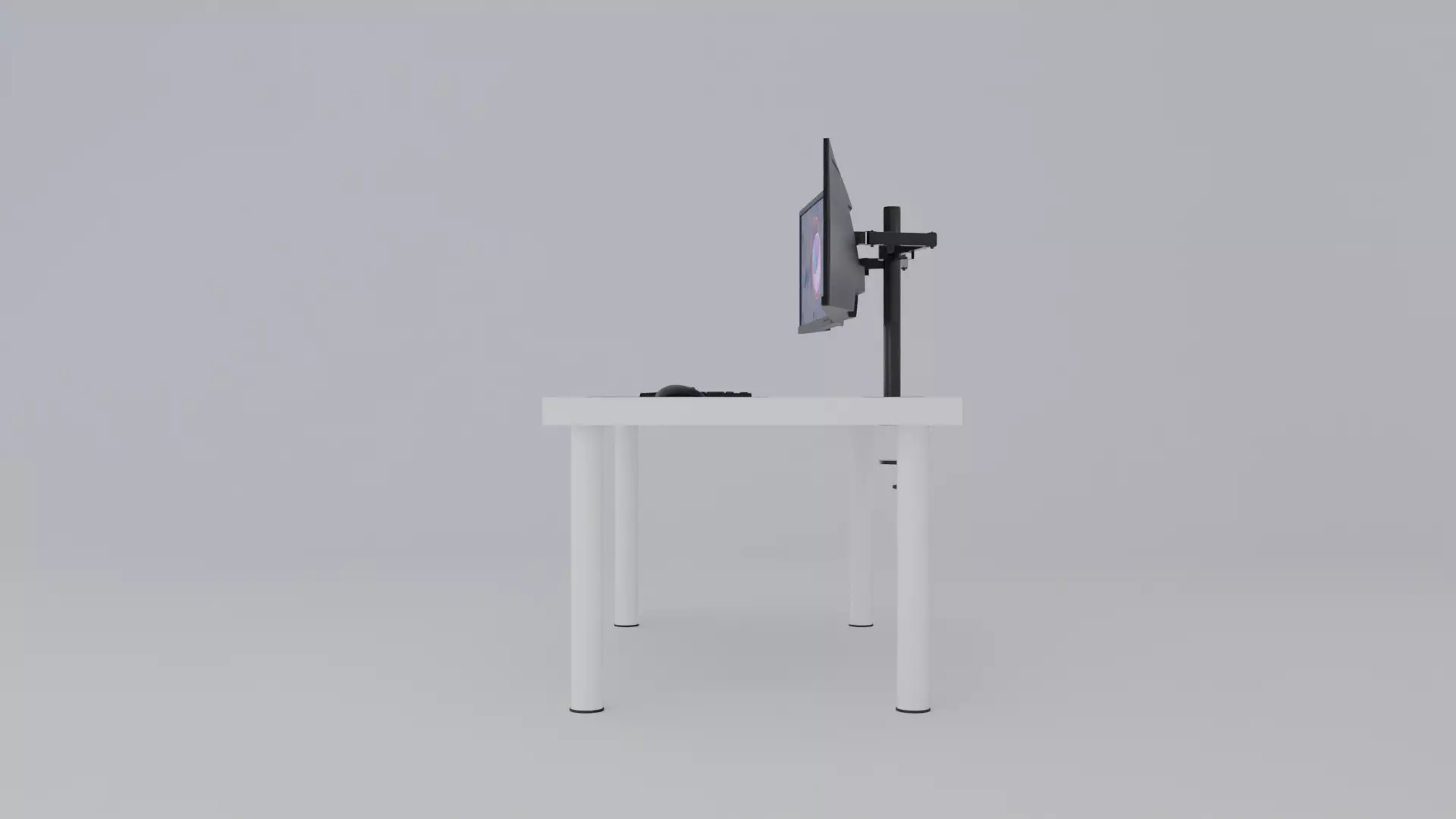 Computer Setup 3D model_7
