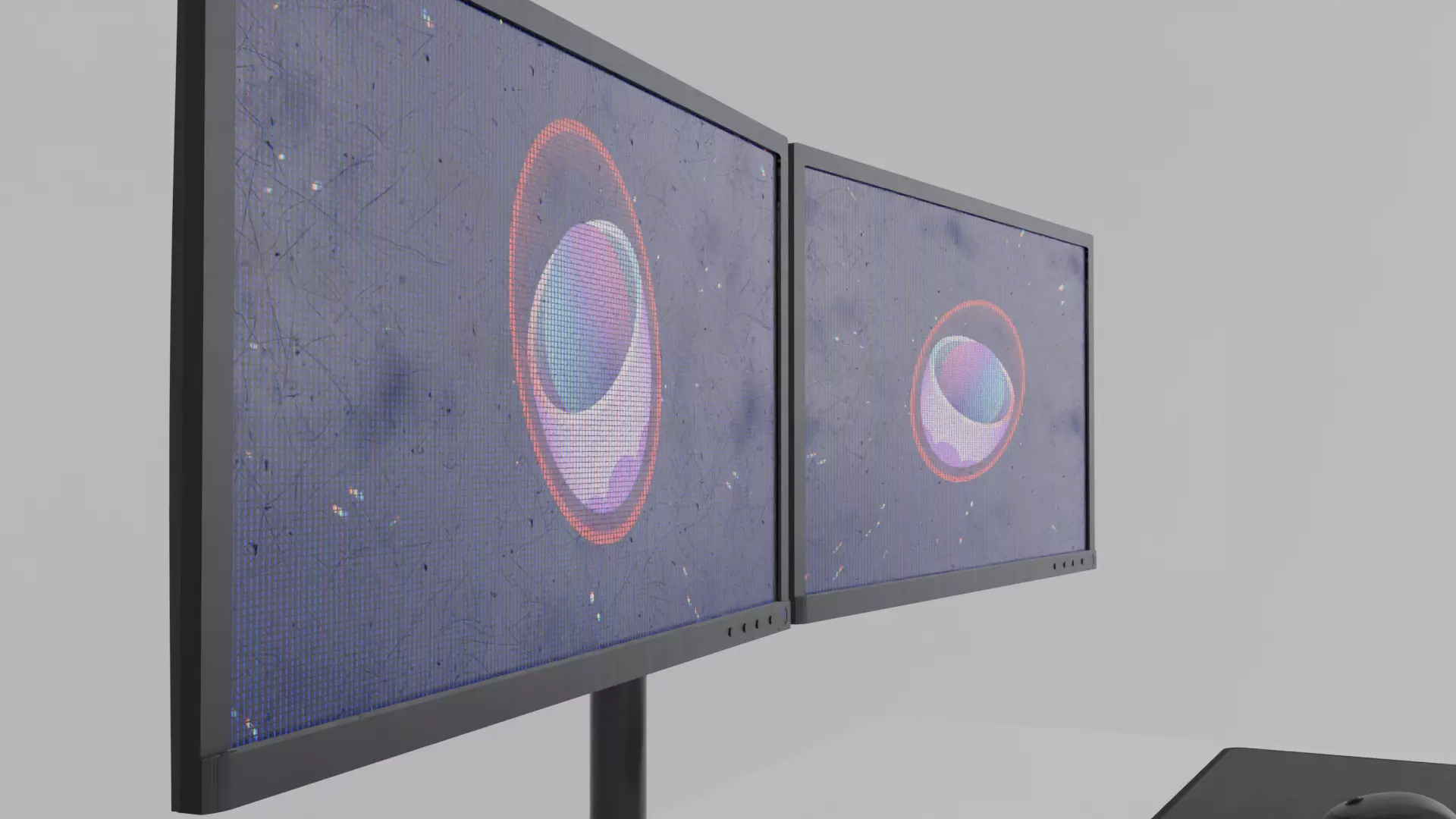 Computer Setup 3D model_4