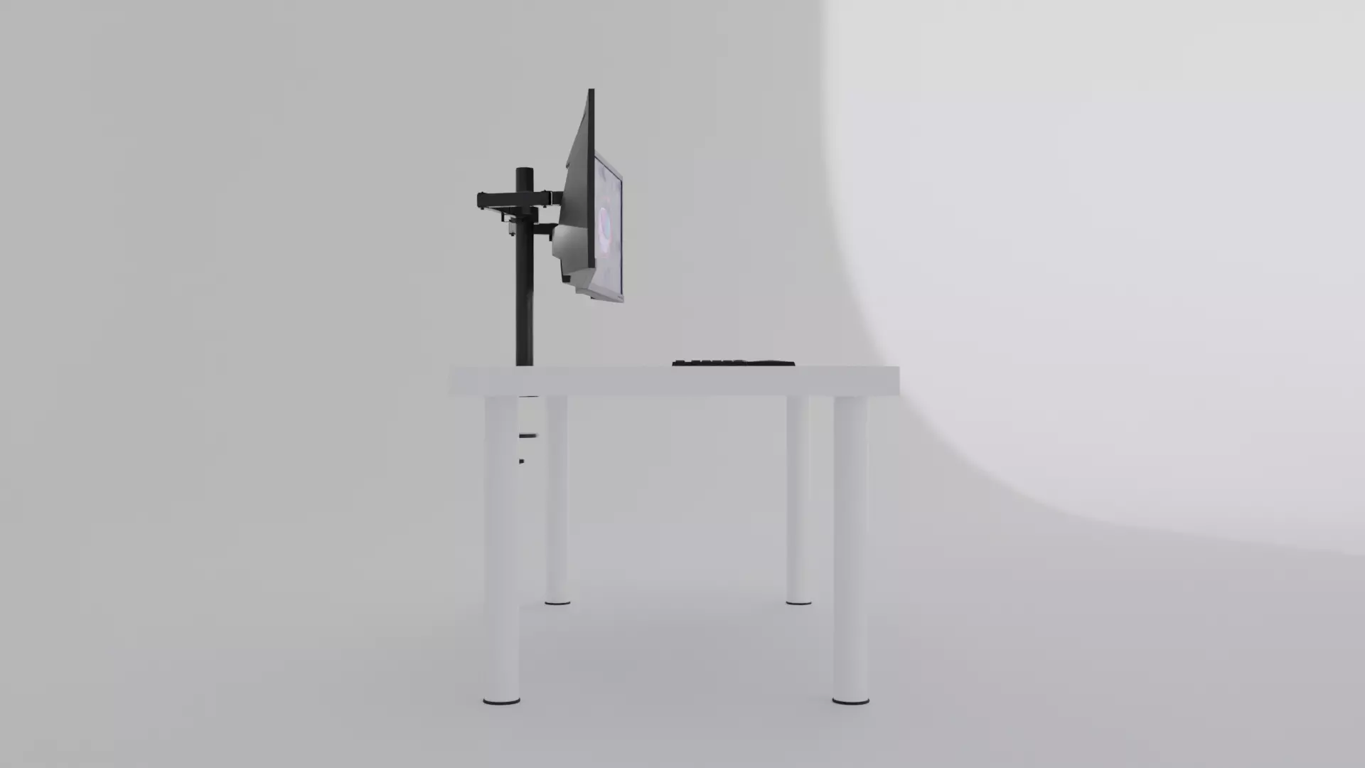 Computer Setup 3D model_8