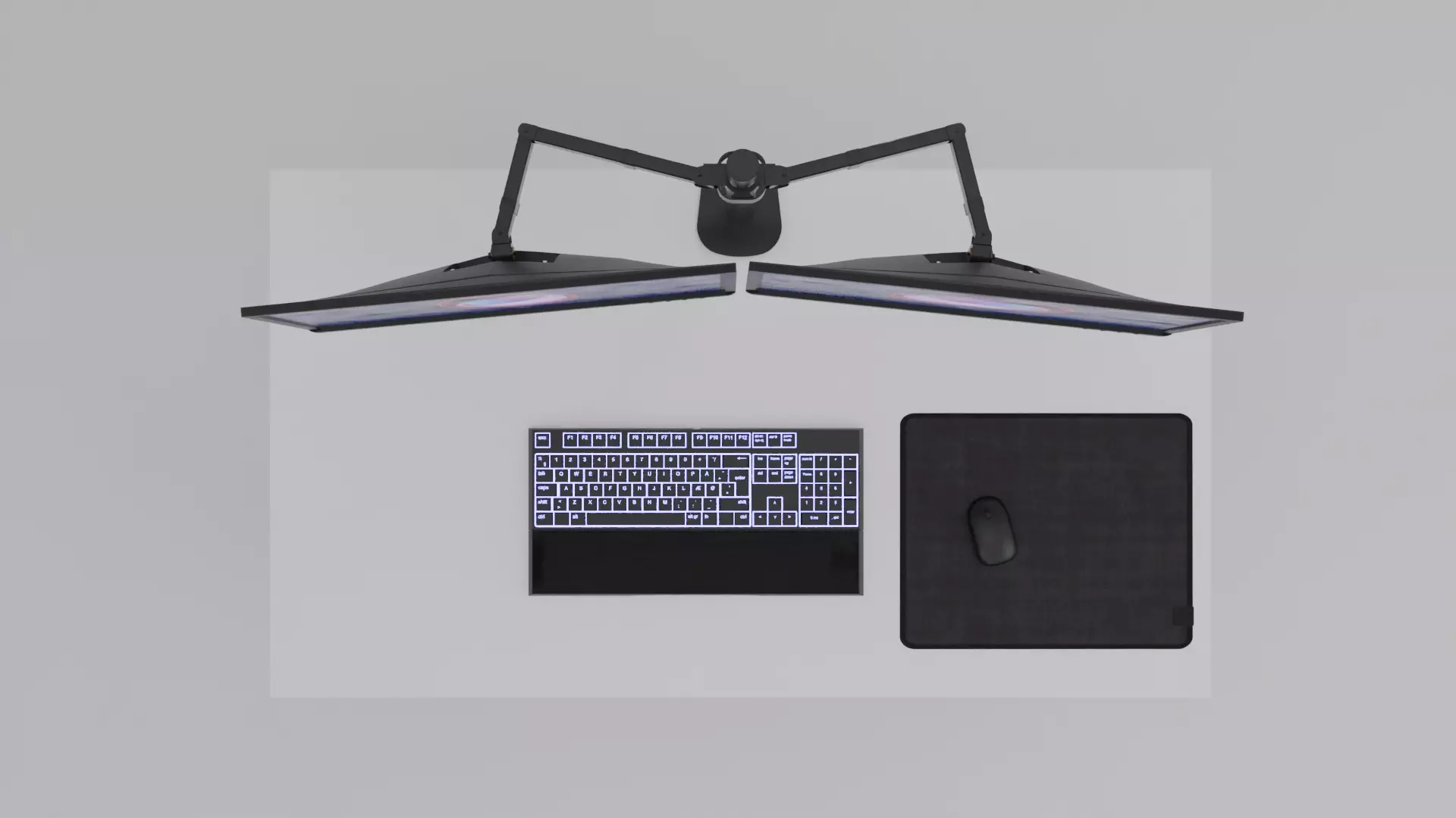 Computer Setup 3D model_6