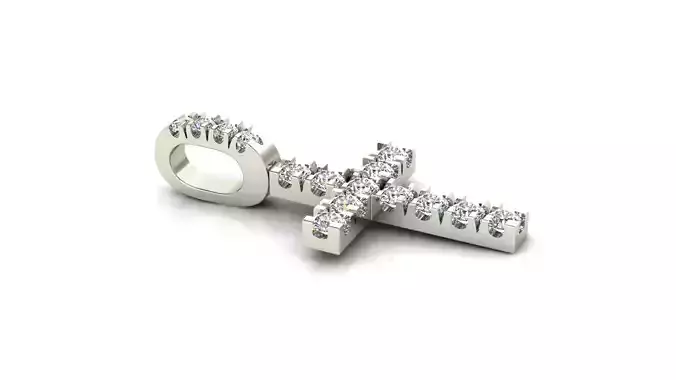 Diamond Cross Pendant