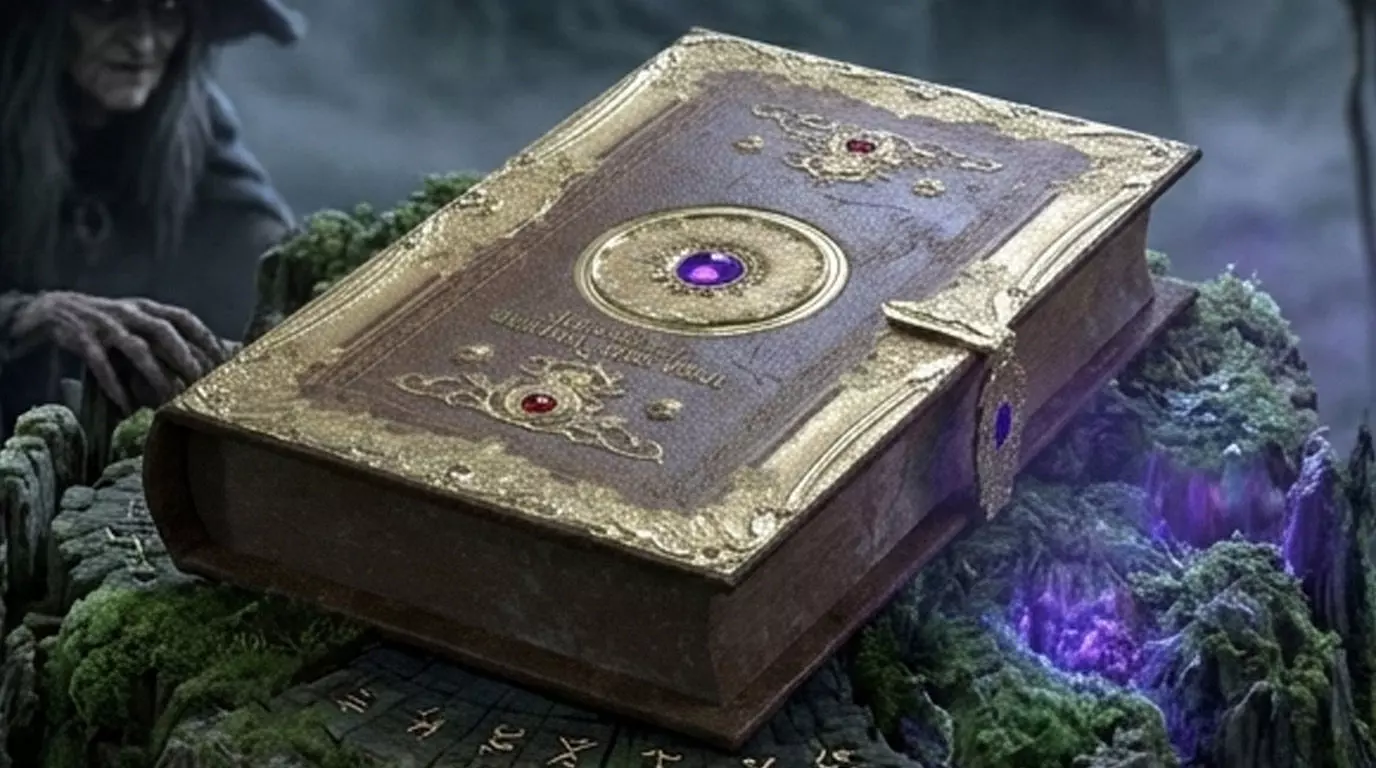 Magic Spell Book Low-poly 3D model
