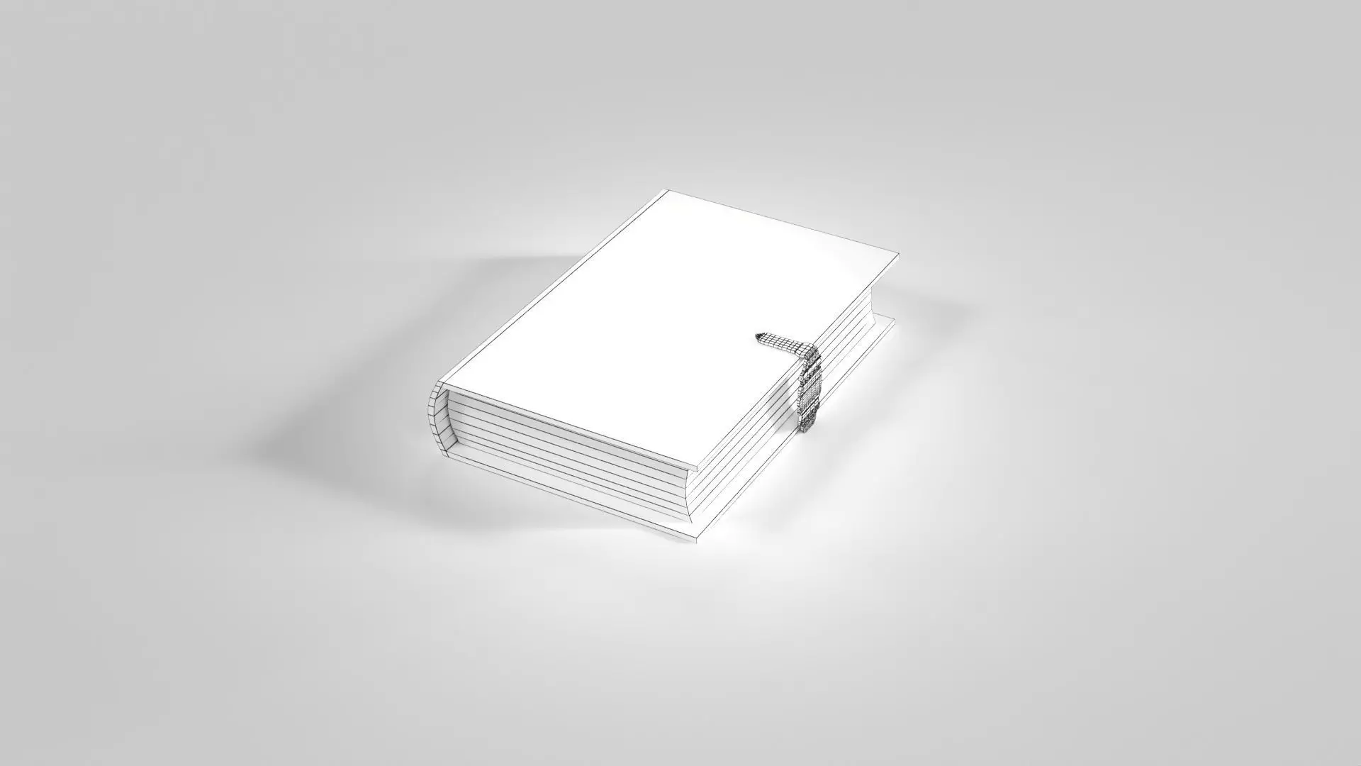 Magic Spell Book Low-poly 3D model_10