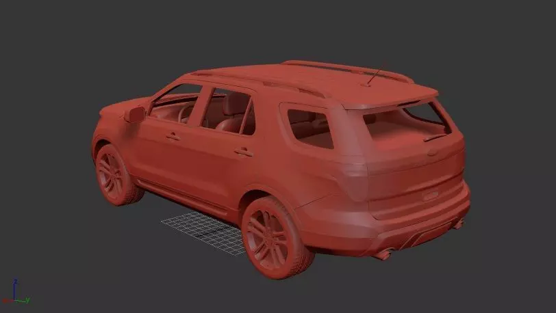 F Explorer 2011 3D print model_2