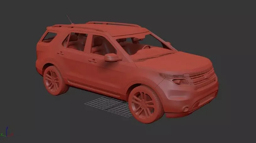 F Explorer 2011 3D print model_0