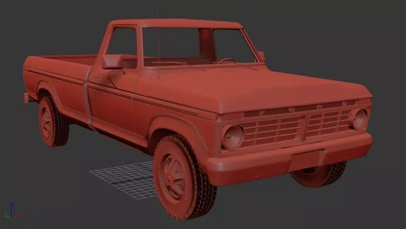 F F 150 1973 3D print model_0
