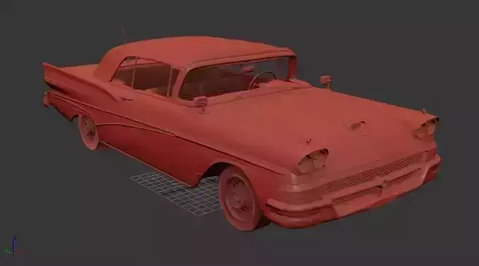 F Fairlane 500 Sunliner 1958