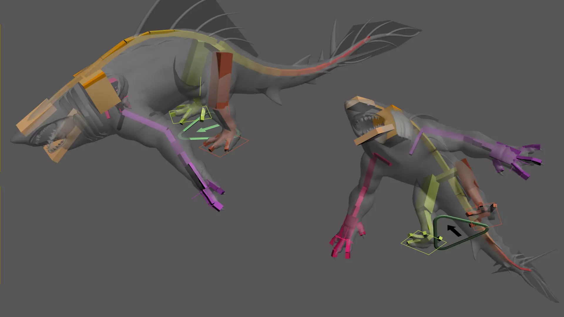 Dragon shark 3D model_15
