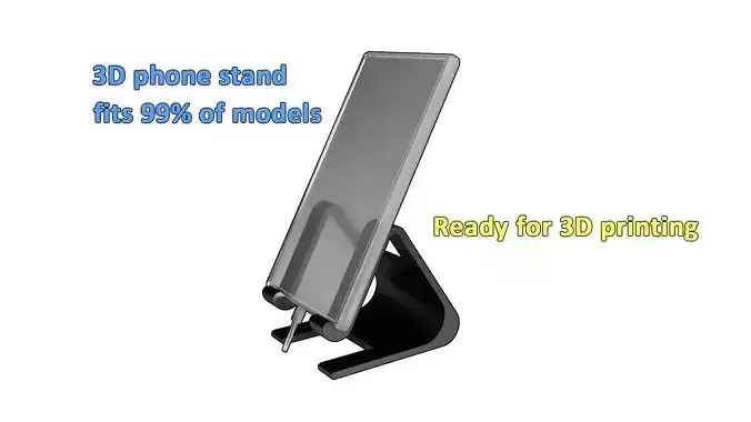 3D phone stand 3D print model