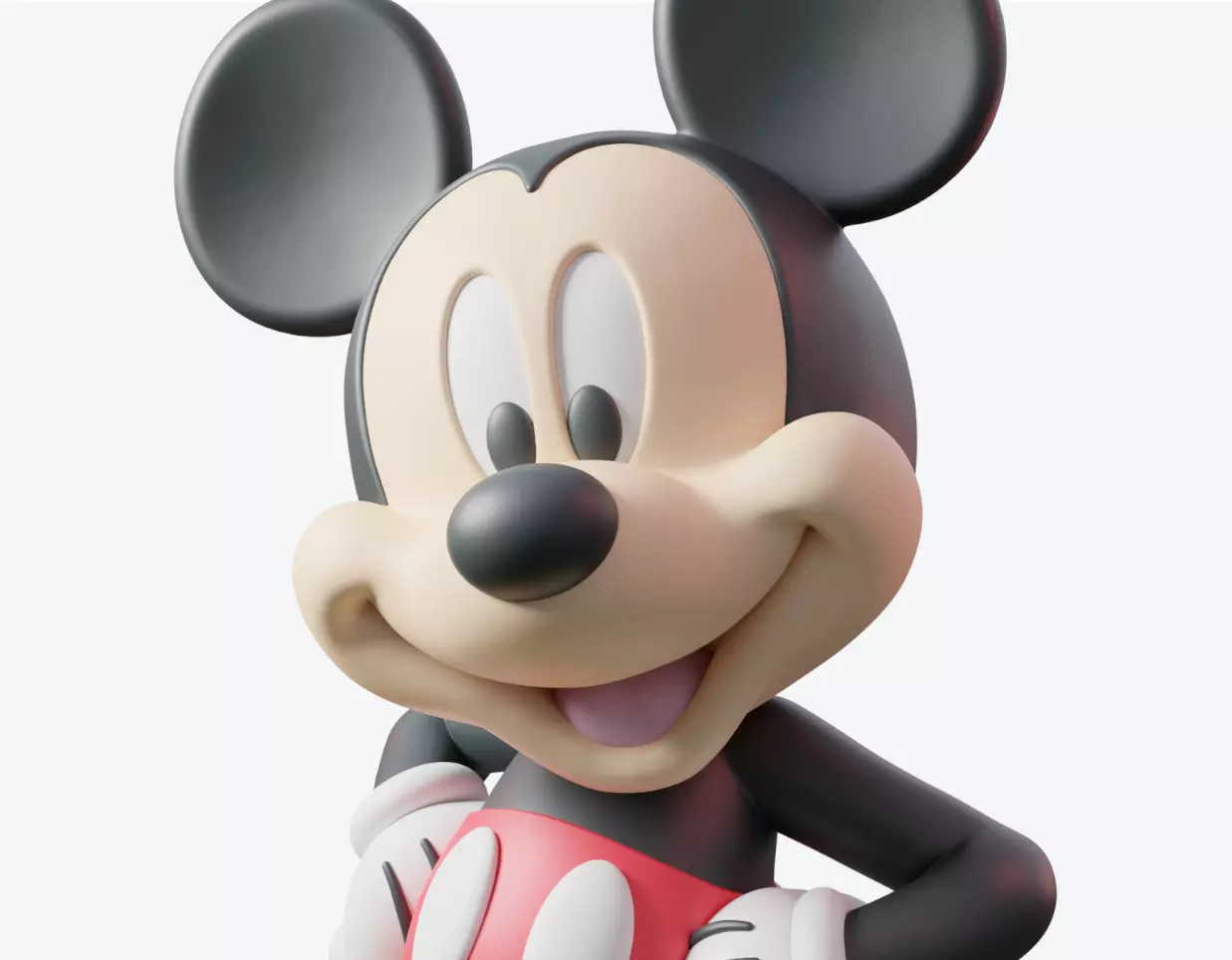 Bambu Mickey Mouse AMS Ready with Selectable Bodies 3D print model_1