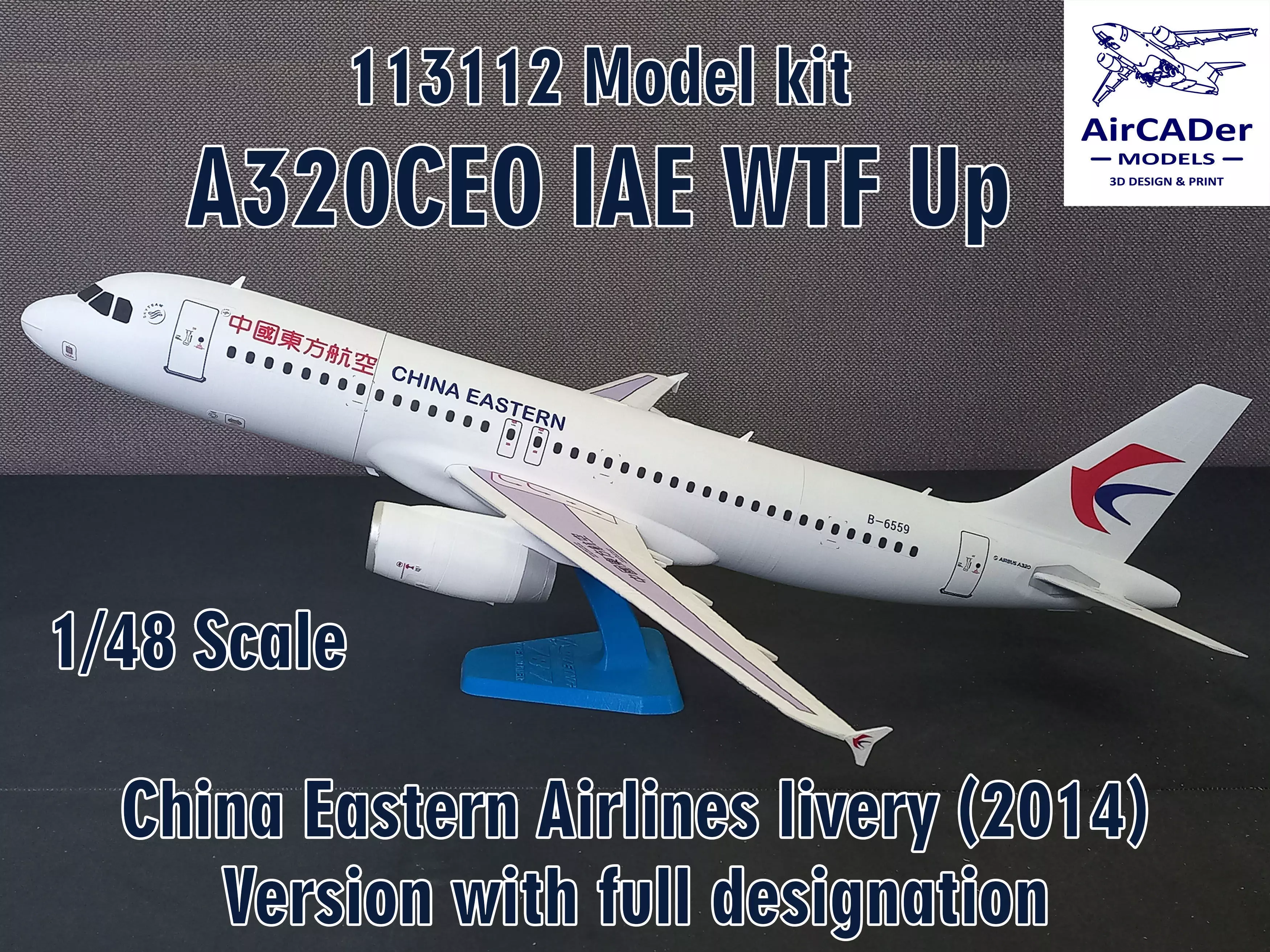 113112 Model kit Airbus A320CEO IAE WTF Up 3D print model