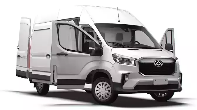 Maxus E Deliver 9 Van L3H3 HQInt 2025 3D model