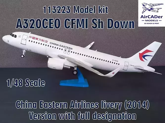 113223 Model kit Airbus A320CEO CFMI Sh Down 3D print model