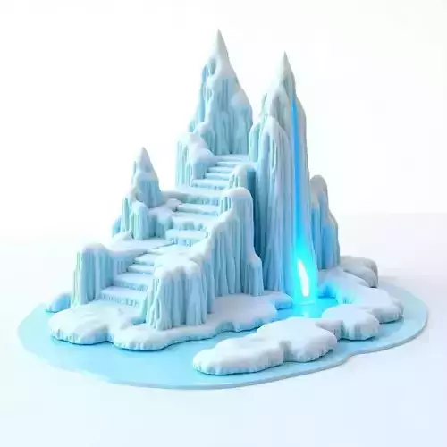 Glacial Ascension Island 3D Sanctuary