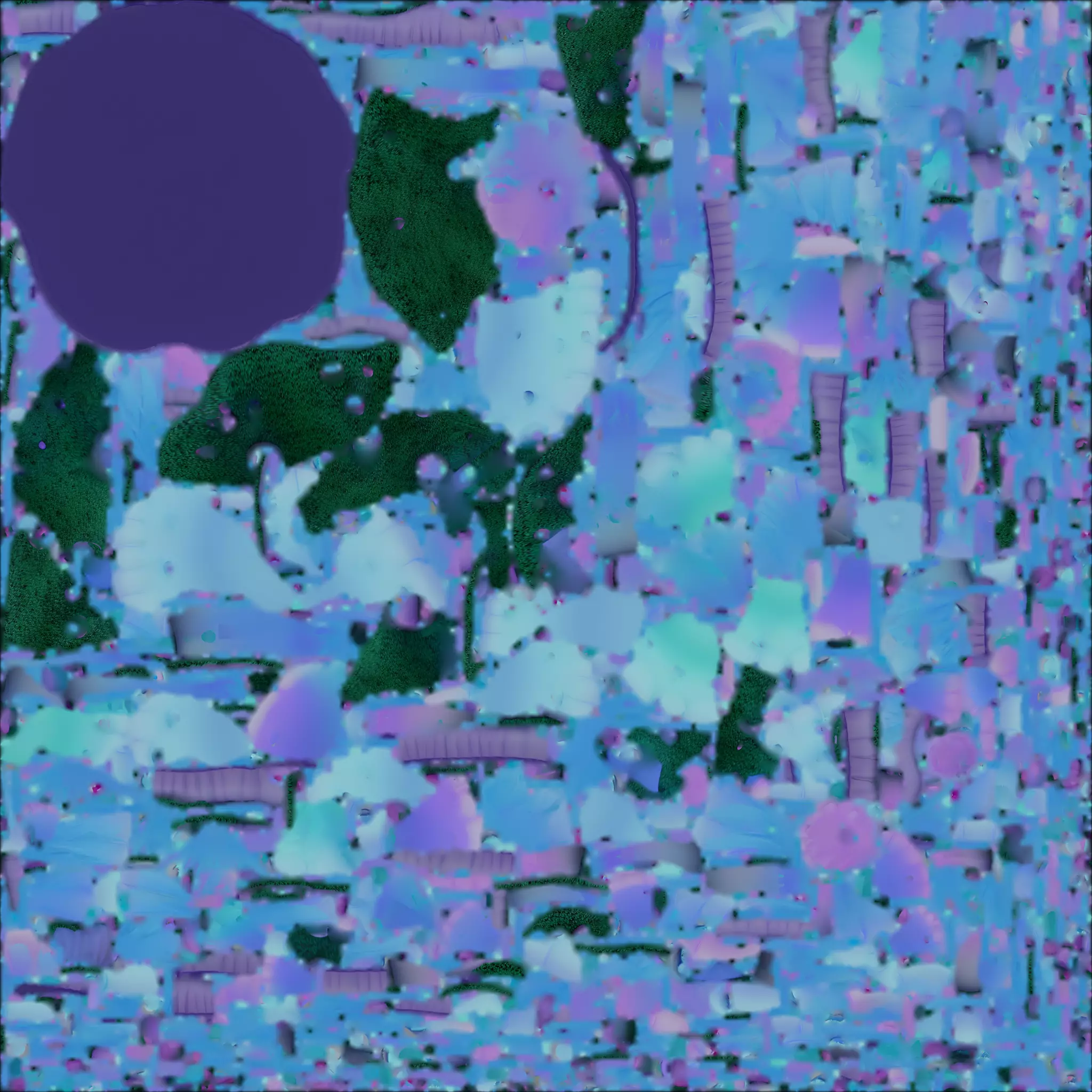 Luminous Mushroom Realm 3D Fantasy Low-poly 3D model_1