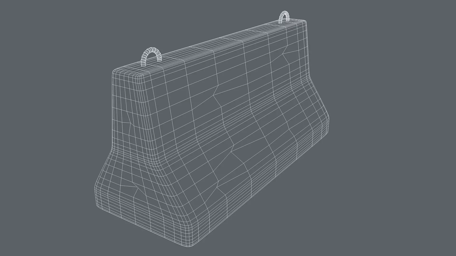 Road Blocker 3D model_12