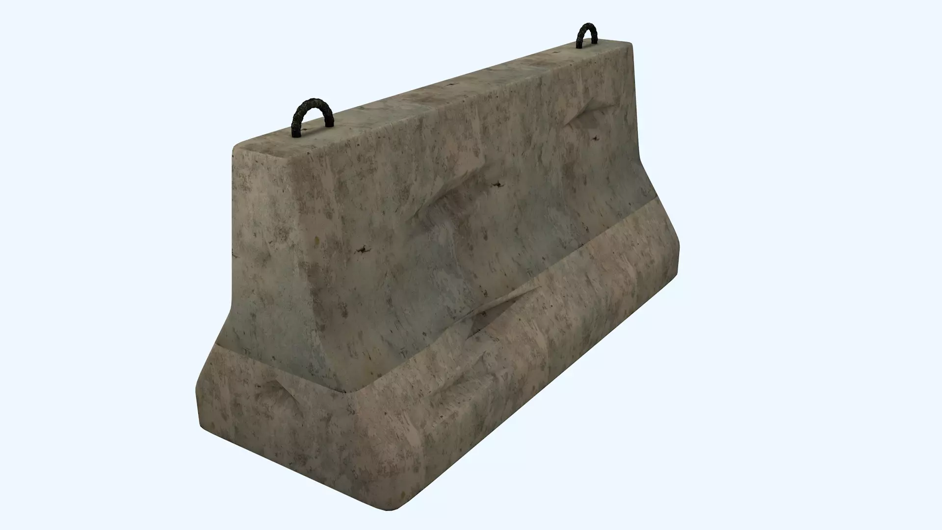 Road Blocker 3D model_4